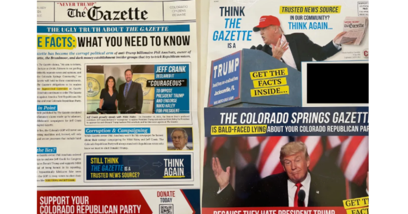 Colorado GOP sends pro-Trump mailer attacking chairman’s primary opponent, newspaper