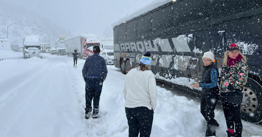The wine and brownies are gone: 50 women trapped on ski bus for 16 hours — and counting — after major Colorado snowstorm