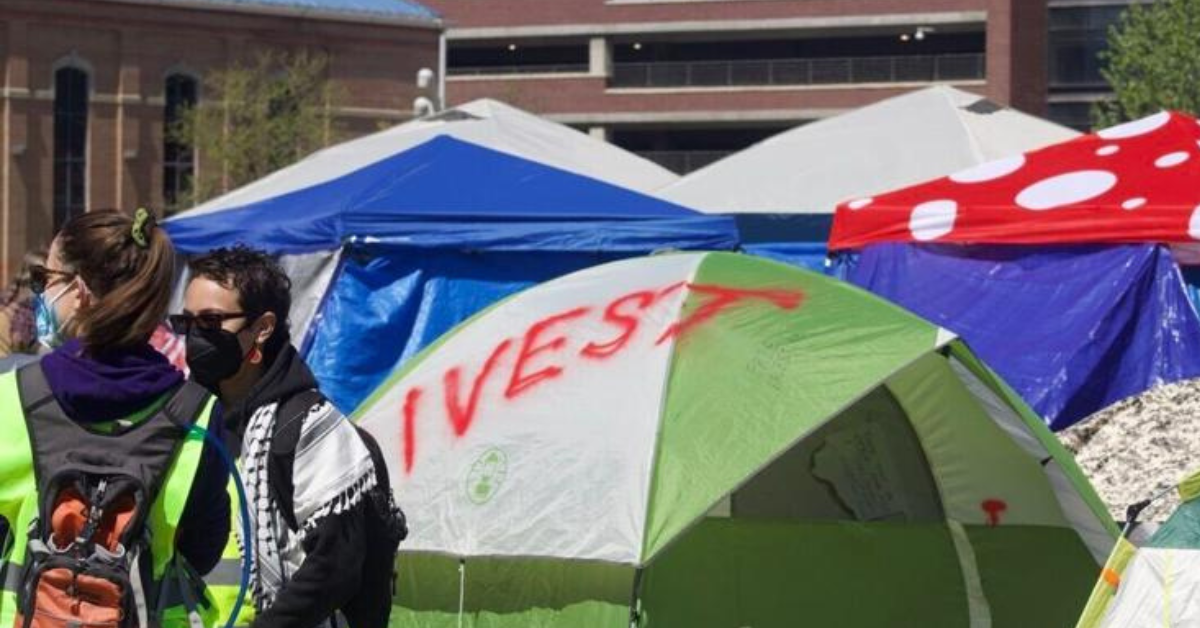 Tents back at pro-Palestinian protest on Auraria Campus in Denver ...