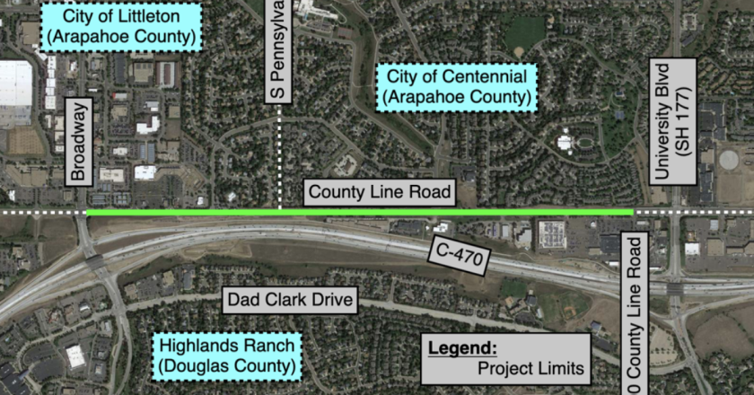Two Arapahoe County cities contribute millions into Douglas County road project