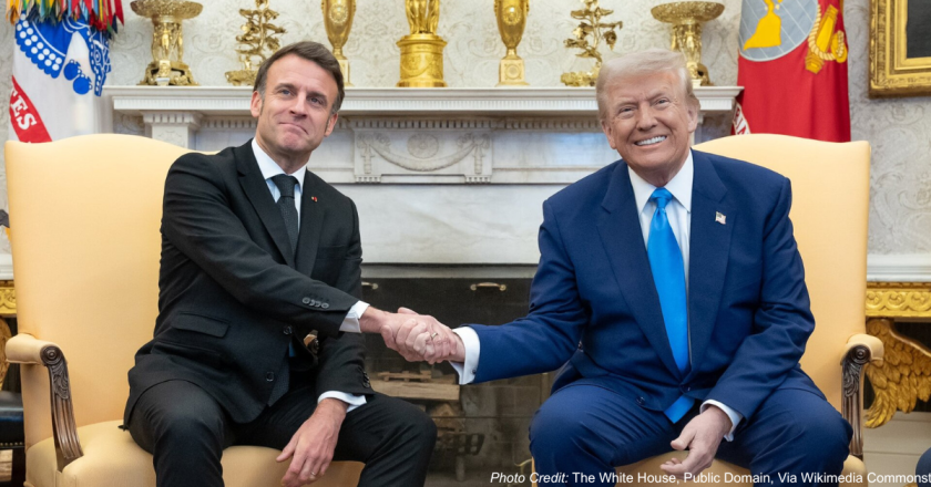 Trump and Macron plan to share ‘burden of securing the peace’ in Ukraine