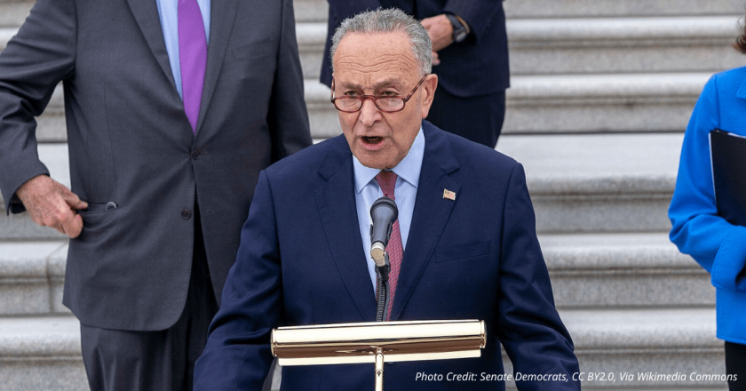 Chuck Schumer on the wrong side of Democrats