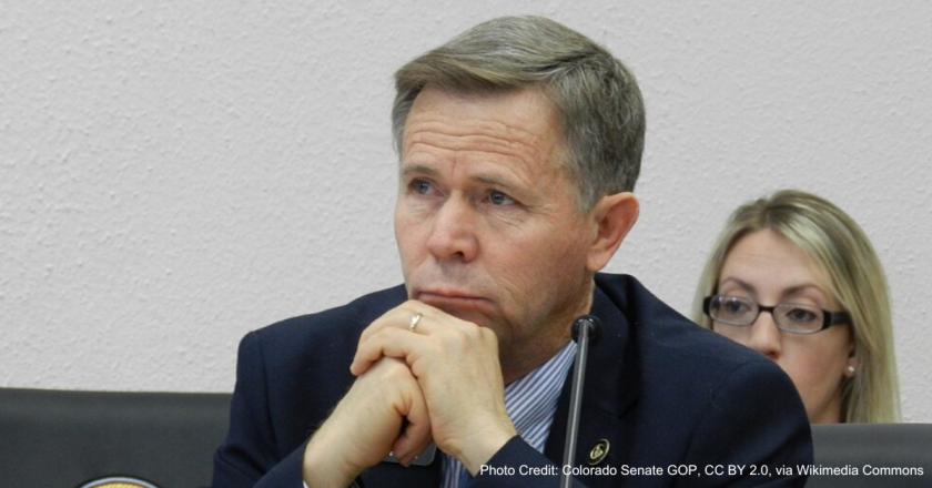 ‘We’re freedom-loving Americans,’ former Sen. Lundberg said after Larimer Co. GOP meeting protested