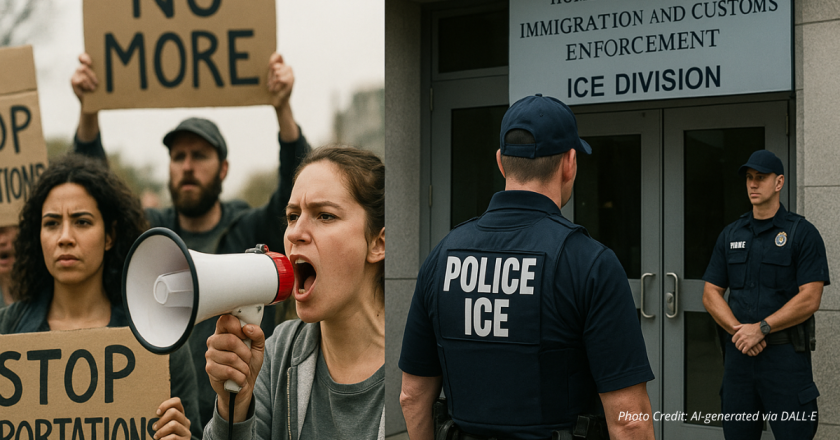 Activists protest deportations at Aurora ICE facility