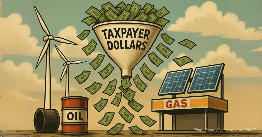 Energy ‘equity’ exposed: Taxpayer subsidies for wind and solar—oil and gas get zero