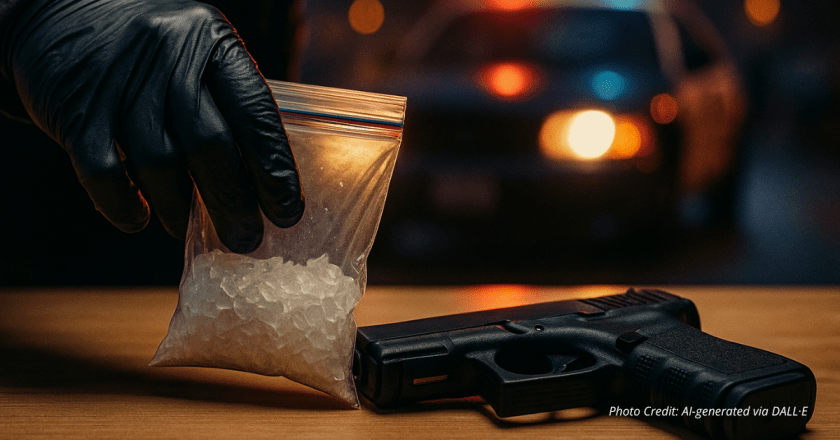 Suspected trafficker caught with 220 grams of meth and handgun in Thornton traffic stop