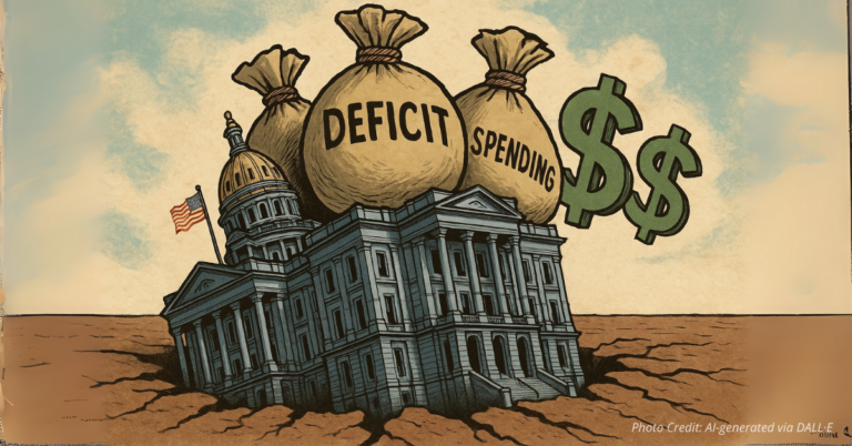 Colorado Capitol sinking under giant deficit money bags