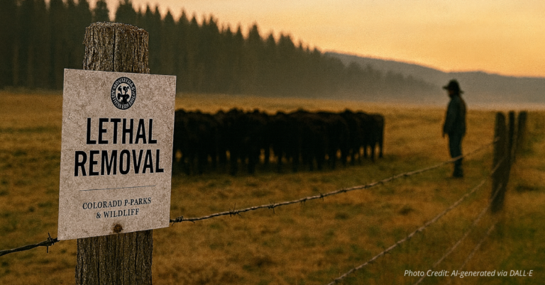 Rancher watching over cattle at sunrise