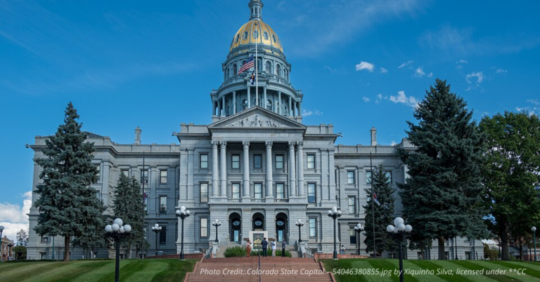 Colorado State Capitol Building during special session.