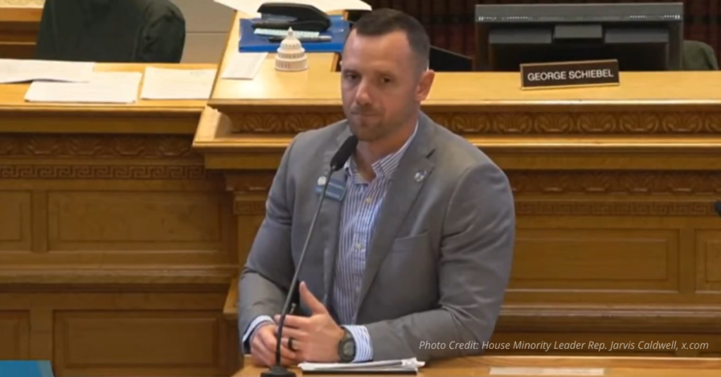 Colorado Rep. Caldwell testifies before the State House.