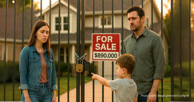 Colorado family blocked from buying a home by locked gate
