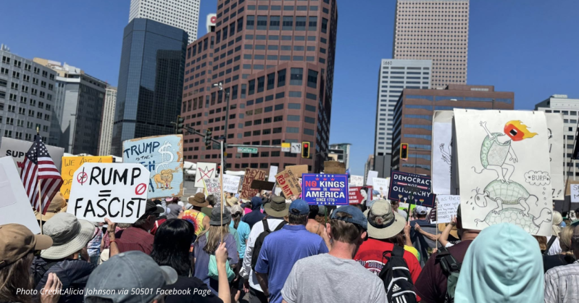 Labor Day Protest At Capitol Draws Small Crowd Targeting Trump and Billionaires