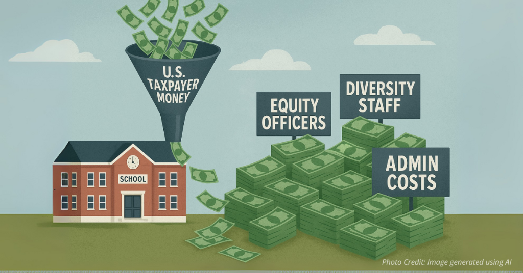 Taxpayer money diverted to bureaucracy instead of classrooms