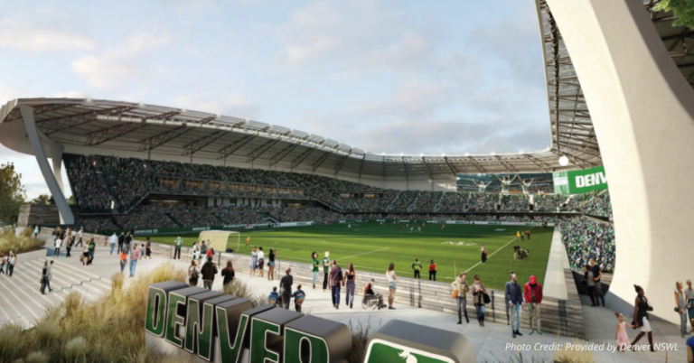Proposed Denver woman's soccer stadium.