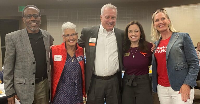 Centennial C5 city council candidates standing together before the 2025 election