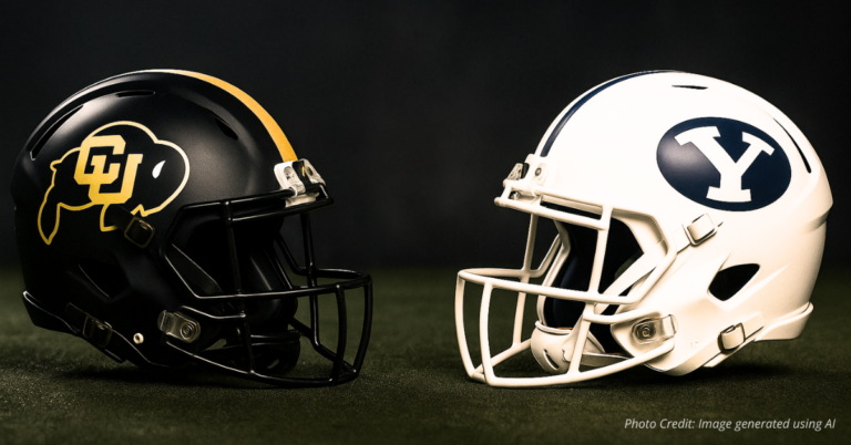 Colorado and BYU helmets face off