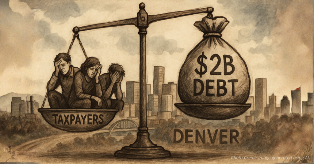 Unbalanced scale shows taxpayers crushed by Denver’s rising debt burden