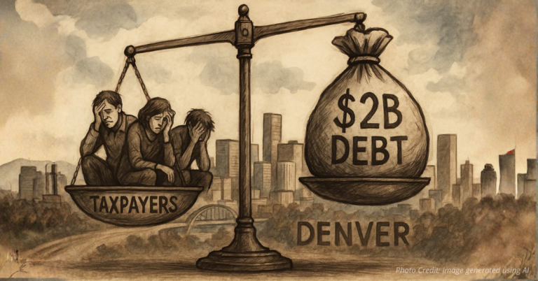 Unbalanced scale shows taxpayers crushed by Denver’s rising debt burden