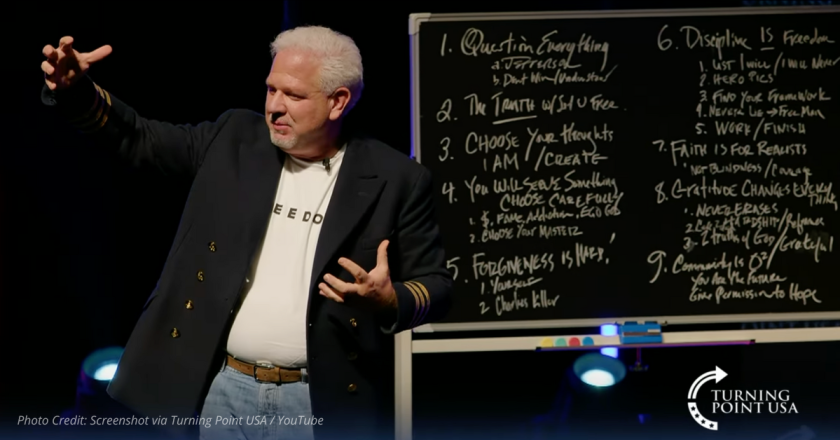 Glenn Beck delivers 9 transformational truths at TPUSA event
