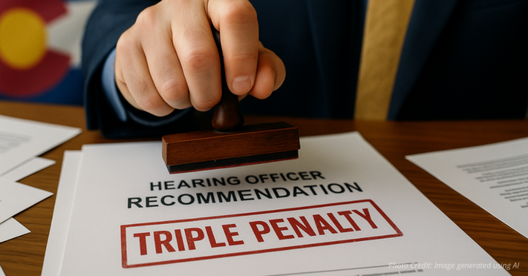 SOS stamp overrides judge recommendation with triple penalty