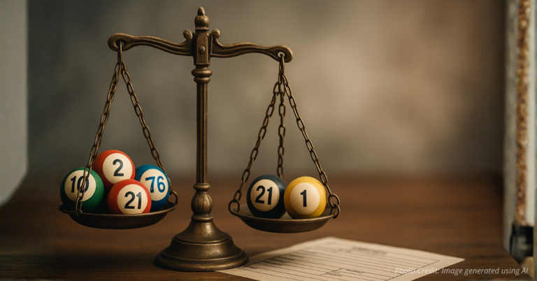 Torn bingo card over tax forms symbolizing broken financial trust