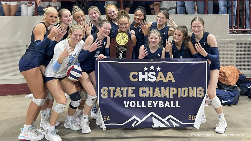 Valor Christian State Championship Volleyball Team.