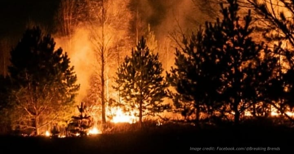 Wildfire West of Boulder, Burns 3 acres before containment.