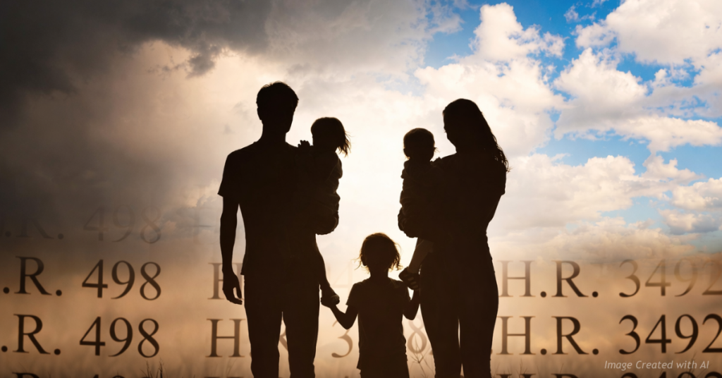 Family silhouette representing legislative decisions affecting minors’ healthcare