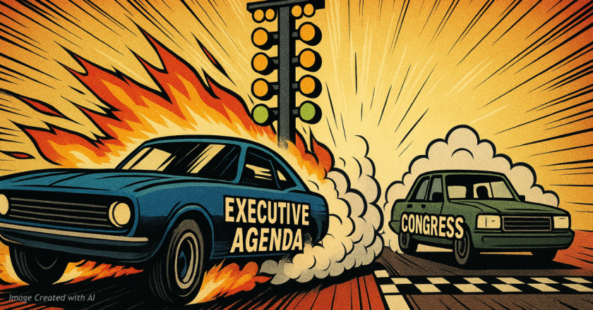 The Trump engine fires on all cylinders while Congress idles