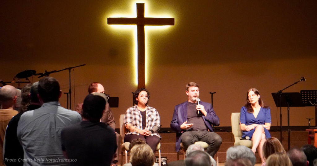 Panel discussion during the From Heartbreak to Hope event