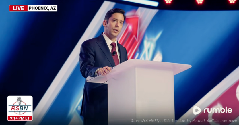 “This is the team”: Michael Knowles at TPUSA AmFest on holding a coalition together