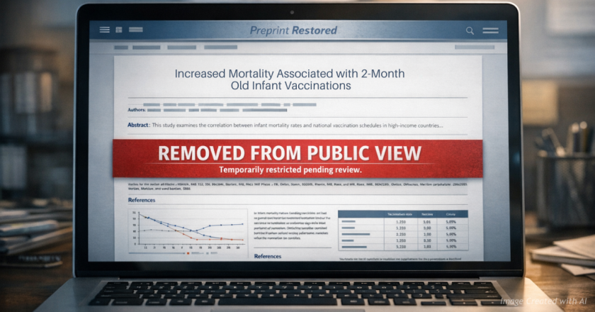 Online Platform Reverses Course After Removing Infant Mortality Vaccine Paper