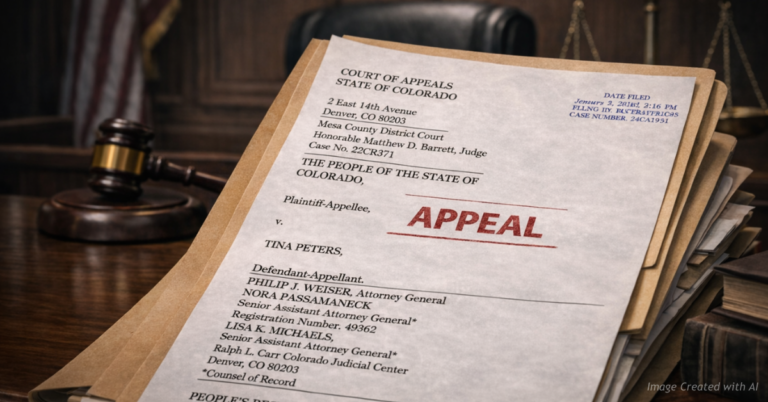 Appeal file highlighting procedural legal dispute