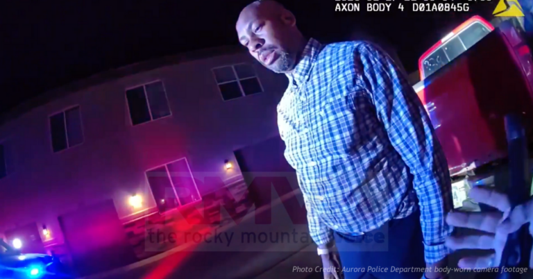 Rob Andrews during traffic stop preceding DUI arrest