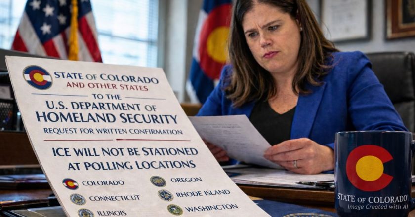 Griswold Joins Other States Asking DHS To Confirm ICE Will Stay Away From Polling Locations