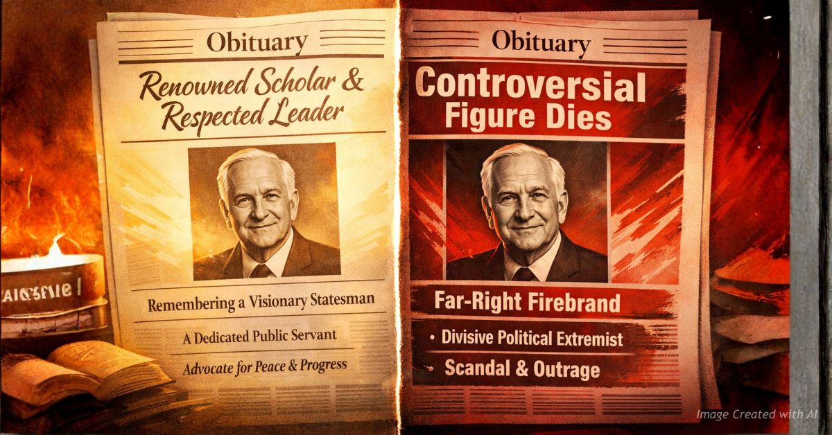 Two obituaries, two standards How media framing shapes the legacy of