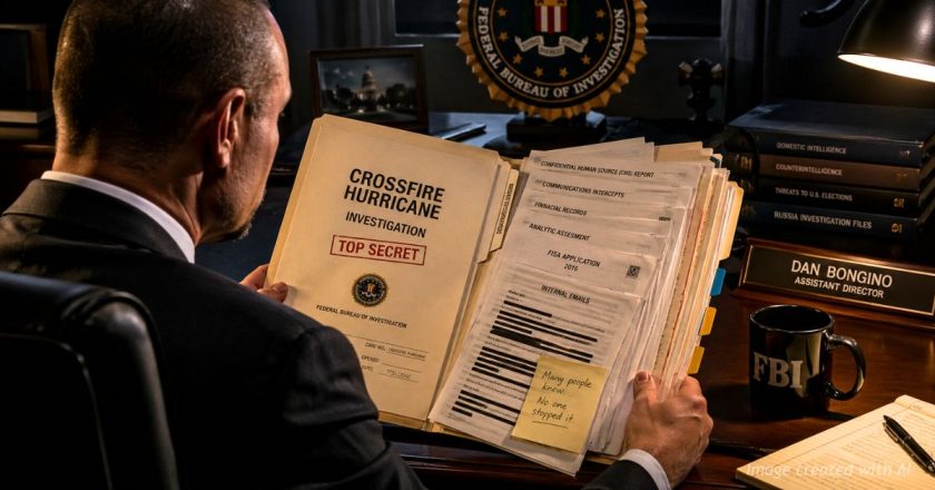 Bongino Fears Retaliation After Uncovering Sensitive Crossfire Hurricane File