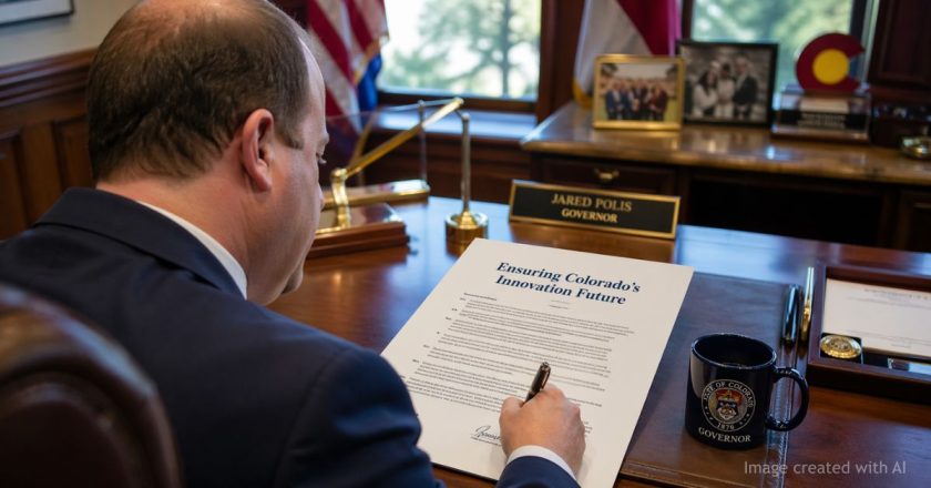Polis Signs Letter Criticizing Colorado Business Climate Critics Say He Created