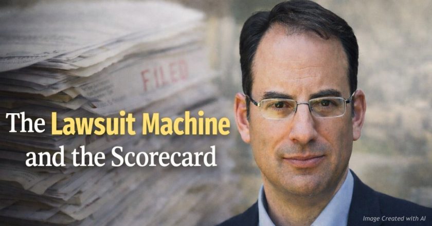 Weiser’s Record: The Lawsuit Machine and the Scorecard