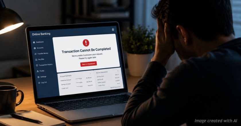 “Your Transaction Cannot Be Completed At This Time.”