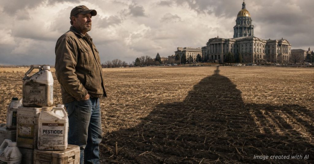 Colorado farmer faces pesticide disposal debate under expanding state enterprise system
