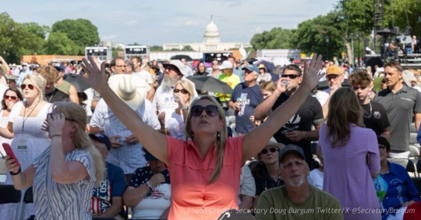 “A shift in history”: Worshippers at Rededicate 250 say America’s renewal begins with God
