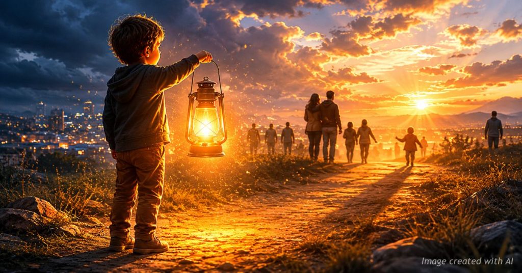 The generosity weapon: This little light goes to war