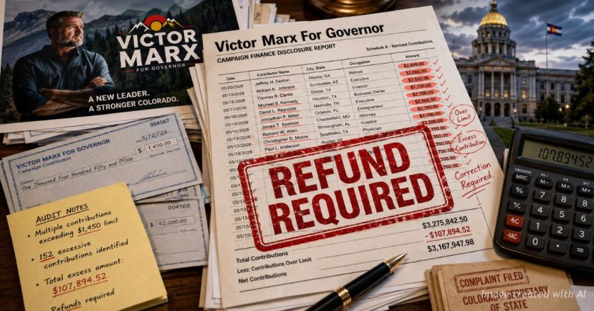 Colorado Governor Candidate Victor Marx Ordered to Return Excess Campaign Donations