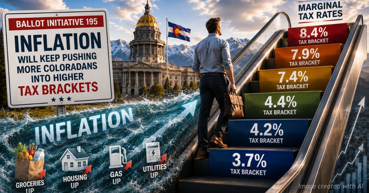 Inflationary Bracket Creep With Initiative 195 Could Push More Coloradans Into Higher Tax Brackets