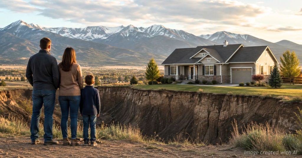 Colorado family faces a widening divide separating them from a home beneath the Rocky Mountains.