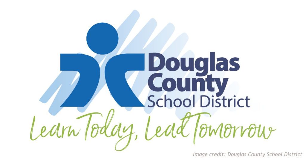 Douglas County School District logo with the “Learn Today, Lead Tomorrow” slogan.