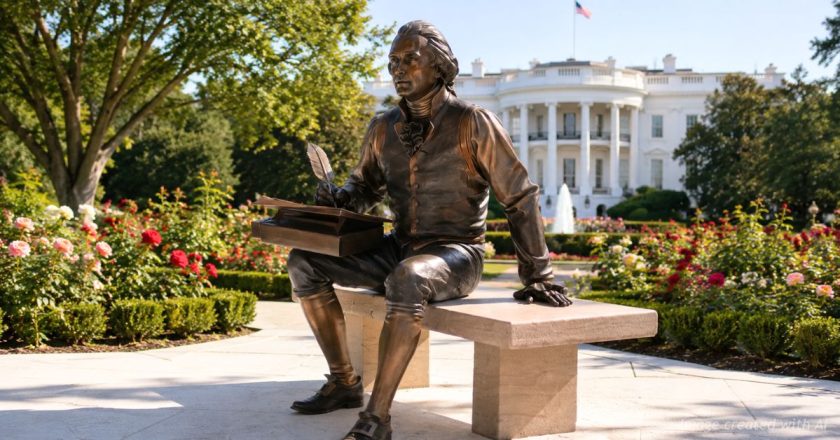 Loveland Sculptor Gifts Jefferson Statue to White House for America’s 250th Anniversary