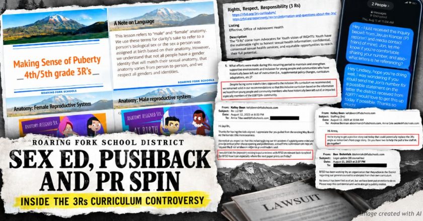 Roaring Fork district sought friendly press after legal threat over sex ed curriculum