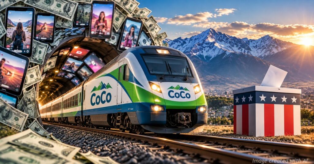 Colorado passenger train emerges from digital ads and taxpayer dollars toward a ballot box